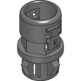 Push in tube connector