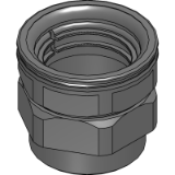 Full metal connector for spring and kink protection